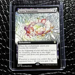 Grave Venerations (Extended Art) Commander: Lorwyn Eclipsed Regular Pack Fresh! - Image 1