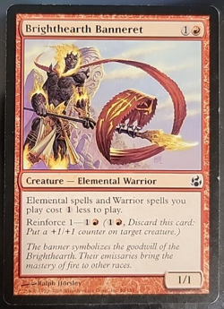 Brighthearth Banneret Morningtide Magic MTG - Image 1