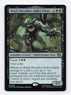 Shark Shredder, Killer Clone (Foil) 73 (R) MTG Teenage Mutant Ninja Turtles TMT - Image 1