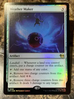 MTG TCG TMNT Weather Maker 0182 Foil Rare - Image 1