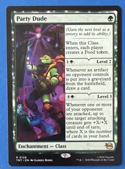 MTG Party Dude Teenage Mutant Ninja Turtles #128 Rare, Regular - Image 1