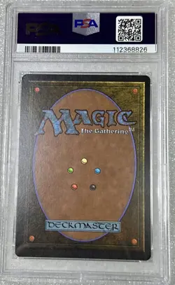 Magic: The Gathering ~ BAZAAR OF BAGHDAD ~ Arabian Nights ~ PSA 7 / NM - Image 4