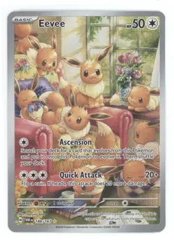2024 Pokemon S&V Twilight Masquerade Eevee Secret Rare #188/167 - Image 1