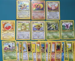 Pokemon Part Complete Jungle Set Inc Flareon 3 & Jolteon 4/64 Holos & 6 Rares - Image 1