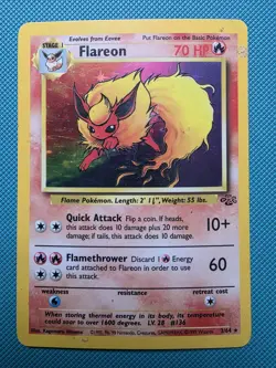 Pokemon Part Complete Jungle Set Inc Flareon 3 & Jolteon 4/64 Holos & 6 Rares - Image 2
