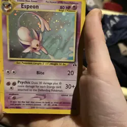Pokemon Espeon 80 HP Psychic Standard TCG Card - Image 3