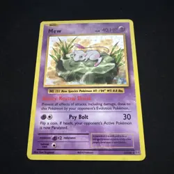 2016 Pokemon XY Evolutions 53/108 Mew Holo Rare NM+ - Image 1