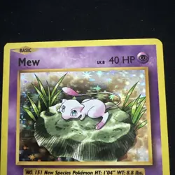2016 Pokemon XY Evolutions 53/108 Mew Holo Rare NM+ - Image 2