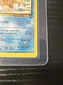 Magikarp 50/130 Base Set 2 WOTC Vintage Pokemon - Image 5