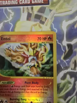 2002 POKEMON Aquapolis Reverse Holo Rare Entei 10/147 - Image 3