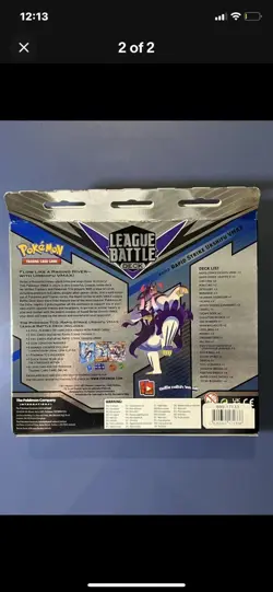 Pokemon Rapid Strike Urshifu VMAX League Battle Deck New/Sealed - Image 2