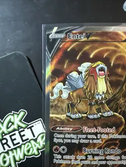 Entei V GG36/GG70, Crown Zenith Galarian Gallery Holo Ultra Rare Pokemon TCG NM - Image 3
