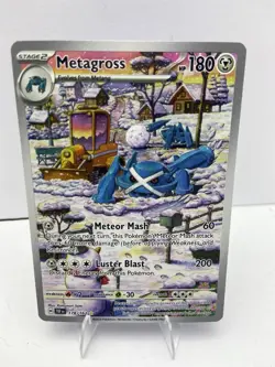 Pokemon TCG Metagross 178/162 Temporal Forces Illustration Rare FREE SHIPPING - Image 1