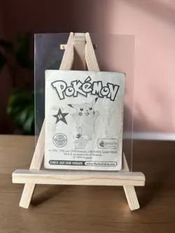 S4 Blastoise- Merlin Series 1 Holographic Sticker Pokemon 1999. (Merlin Topps) - Image 2