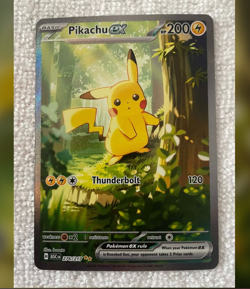 Pikachu EX 276/217 SIR Ascended Heroes Pokemon TCG pulled from God pack, Mint - Image 1