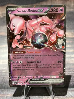 Team Rocket's Mewtwo ex SVP 205 - Pokemon Scarlet & Violet Black Star Promo NM - Image 1