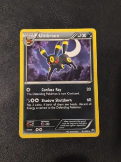 Umbreon 61/108 - Dark Explorers Black & White Rare Pokemon TCG LP - Image 1
