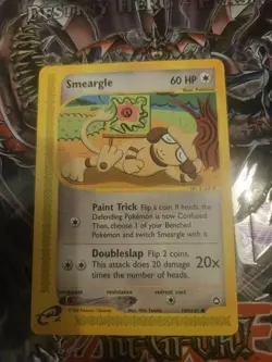 Smeargle 109/147 Common Aquapolis Light Play Pokemon WOTC - Image 1