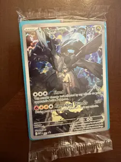 N’s Zekrom Pokemon TCG Ascended Heroes ETB #031 Black Star Promo Sealed - Image 1