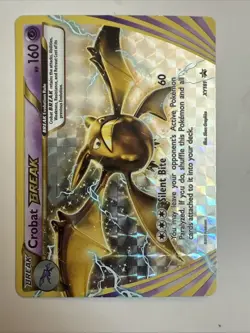 Pokemon Crobat BREAK Holo XY181 English - Image 1