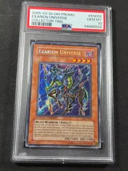 Yugioh PSA 10 Exarion Universe CT2-EN002 Secret Rare Limited Edition Promo - Image 1
