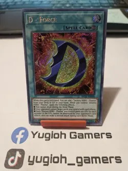 Yu-Gi-Oh D Force BROL 1st Edition Secret Rare Light Played - Image 1