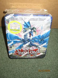 Yugioh 2011 Collectors Tin Number 17: Leviathan Dragon Factory Sealed + more - Image 1
