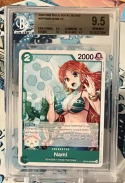 2025 One Piece NAMI Royal Blood UC OP10-033 ~ BGS 9.5 Gem Mint ++ - Image 1