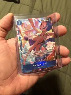 Nefeltari Vivi EB04-025 SR Alternate Art - One Piece TCG -Azure Sea's Seven - NM - Image 1