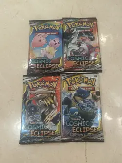 Pokemon Trading Card Game Sun & Moon Cosmic Eclipse Booster Pack 820650805899 - Image 1