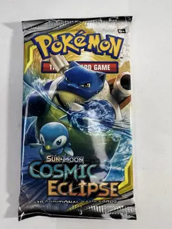 Pokemon Trading Card Game Sun & Moon Cosmic Eclipse Booster Pack 820650805899 - Image 1