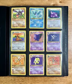 Pokemon Game 1999 Fossil 1st Edition Complete Non Holo Set #16-62 NM/LP - Image 1