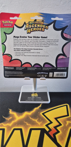 Pokemon TCG Mega Evolution Ascended Heroes Tech Sticker Collection x 2 Packs - Image 2