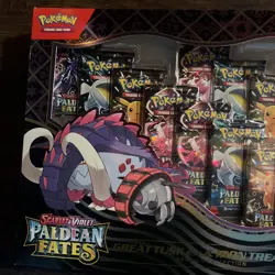 Pokemon TCG Paldean Fates Great Tusk Iron Treads Ex Premium Collection - Image 4