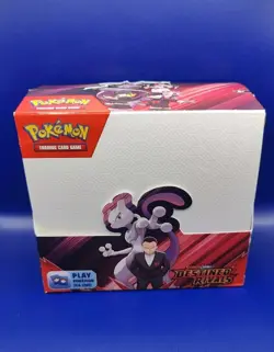 Destined Rivals EMPTY Booster Box Pokemon TCG Display Box + EMPTY Packs x36 - Image 1