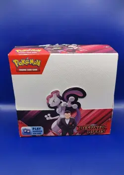 Destined Rivals EMPTY Booster Box Pokemon TCG Display Box + EMPTY Packs x36 - Image 2