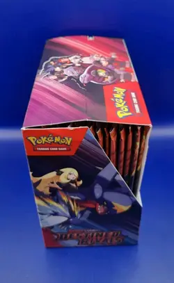 Destined Rivals EMPTY Booster Box Pokemon TCG Display Box + EMPTY Packs x36 - Image 5