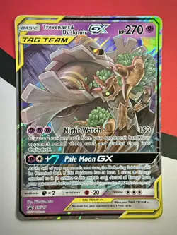 JUMBO Trevenant & Dusknoir GX Tag Team Promo SM217 Pokemon Oversized NM - Image 1