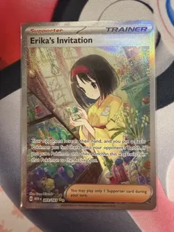 Pokemon TCG Scarlet & Violet Trainer Supporter Erika's Invitation - Image 1