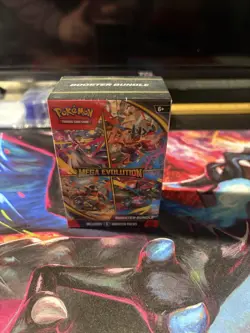 Pokemon TCG: Mega Evolution Factory Sealed Booster Bundle Box 6 Packs - Image 1
