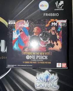 ONE PIECE CARD GAME OP09 EMPERORS IN THE NEW WORLD OP-09 ENG SEALED BOOSTER BOX - Image 1