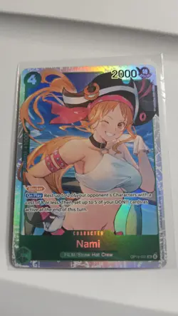 One Piece The Azure Sea Seven, OP14 NAMI 0031 and NAMI Alternate Art 0031 - Image 4
