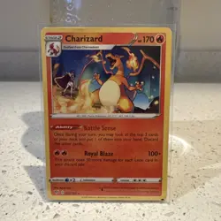 Charizard 025/185 Vivid Voltage Cracked Ice Holo Rare Exclusive Pokemon Card - Image 1