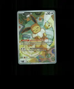 FAN-ART READ DESCRIPTION BELOW HOLO EEVEE Card EEVEE Pokemon Card p1 - Image 1