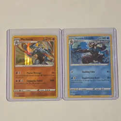 Pokemon TCG 2021 Nintendo Machamp Rapid Strike Urshifu Holo Card Lot 2 Cards - Image 1