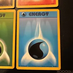 MUST SEE!: 6x VINTAGE POKEMON TCG BASE SET UNLIMITED ENERGY CARDS LP-NM - Image 5