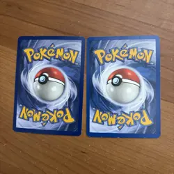 Pokemon Pidgey 57/102 & Pidgeotto 22/110 Vintage Non Holo Cards Lightly Played - Image 2