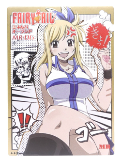 Lucy Heartfilia MR 06 Fairy Tail Manga Rare CCG Anime Collectible Card - Image 1