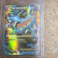 Pokemon M Charizard EX Full Art Ultra Rare Holo 108/106 XY Mega Evolution Card - Image 1