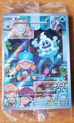 Vanillish 190/182 - Pokemon Holiday Calendar 2025 Festive Stamp Promo Card - Image 1